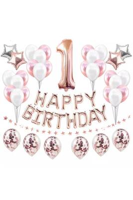 1 Rakam Folyo Balon Set - 1