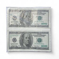 100 Dolar Şekilli Kağıt Peçete - Parti Sürprizi