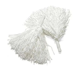 23 Nisan Beyaz Ponpon 2 Adet - Parti Sürprizi