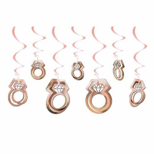 3d Tavan Süs Yüzük Rose Gold 11 Adet