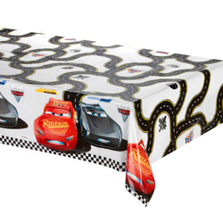 Cars Arabalar Plastik Masa Örtüsü120 x180 cm - Parti Sürprizi