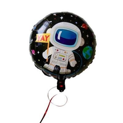 Astronot Folyo Balon 1 Adet 45 Cm