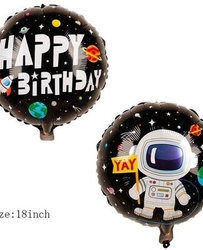Astronot Folyo Balon Seti Pakette 3 Adet - 3