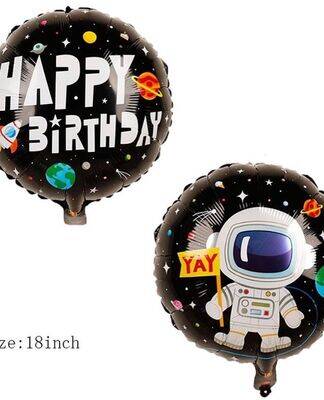 Astronot Folyo Balon Seti Pakette 3 Adet - 3