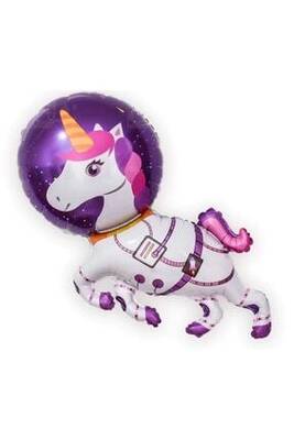 Astronot Unicorn Folyo Balon 1 Adet - 1