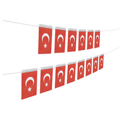 Ay Yıldız İpli Türk Bayrağı 50 Adet - 2