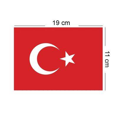 Ay Yıldız İpli Türk Bayrağı 50 Adet