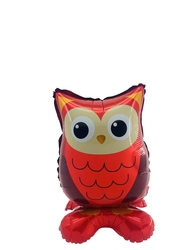 Ayaklı Baykuş Şekilli Folyo Balon 1 Adet - Parti Sürprizi