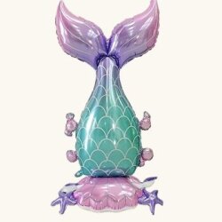 Ayaklı Deniz Kızı Kuyruğu Folyo Balon 1 Adet - Parti Sürprizi