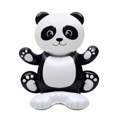 Ayaklı Panda Şekilli Folyo Balon 1 Adet - 1