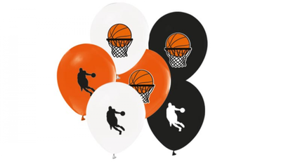 Basketbol Teması Latex Balon 10 Adet