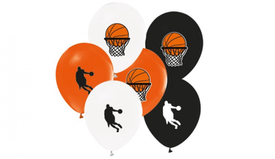 Basketbol Teması Latex Balon 10 Adet - 1