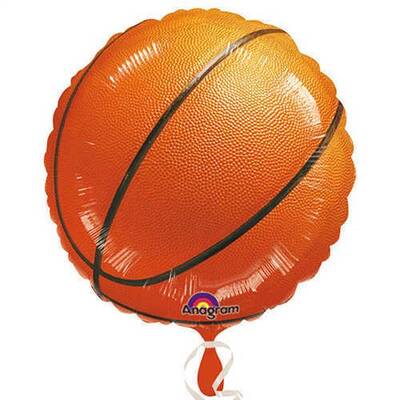 Basketbol Topu Folyo Balon 45 cm