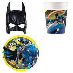 Batman Tabak Bardak Set - Parti Sürprizi