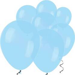 Bebek Mavi 10 Lu Latex Balon