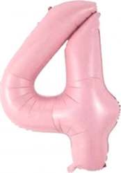Bebek Pembe 4 Rakam Folyo Balon 76 cm 1 Adet - Parti Sürprizi