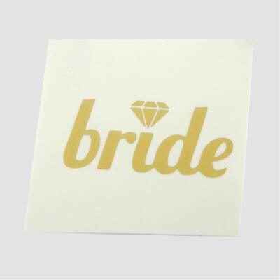 Bekarlığa Veda Bride Yazılı Dövme 10 Adet - 1