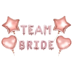 Bekarlığa Veda Team Bride Rose Gold Set - Parti Sürprizi