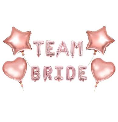 Bekarlığa Veda Team Bride Rose Gold Set - 1