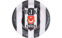 Beşiktaş Karton Tabak 8 Adet