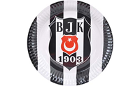 Beşiktaş Karton Tabak 8 Adet - 1