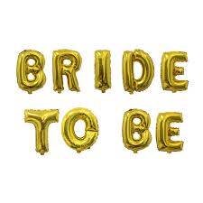 Bride To Be Folyo Balon Altın Renk - 1