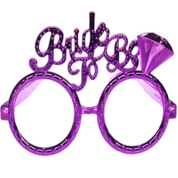 Bride To Be Tektaş Mor Renk Gözlük - Parti Sürprizi