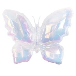 Büyük Holgramlı Kelebek Folyo Balon 1 Adet - Parti Sürprizi