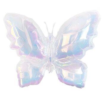 Büyük Holgramlı Kelebek Folyo Balon 1 Adet - 1