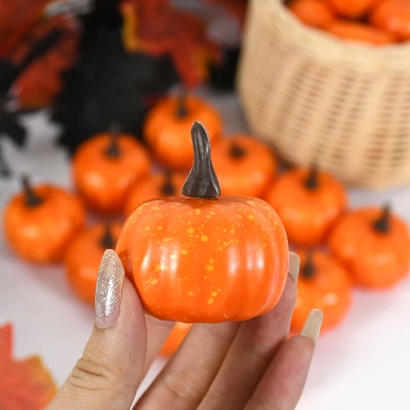 Cadılar Bayramı Mini Balkabağı 5X4 cm 6 Adet - 2