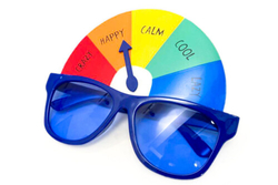 Çarkıfelek Ruh Halim Eğlenceli Gözlük 1 Adet - Parti Sürprizi