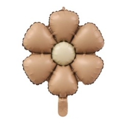 Çikolata Karamel Papatya Şekilli Folyo Balon 1 Adet - Parti Sürprizi