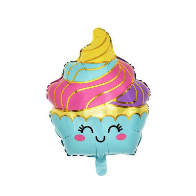 Cupcake Renkli Folyo Balon 1 Adet - 1