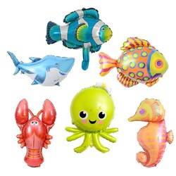 Deniz Canlıları Folyo Balon Set 6 Lı