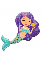 Deniz Kızı Folyo Balon - Parti Sürprizi