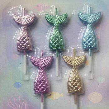 Deniz Kızı Kuyruğu 5 li Mum Set - 1