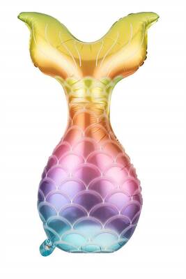 Deniz Kızı Kuyruk Şekilli Folyo Balon