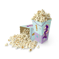 Deniz Kızı Mısır Kutusu 8 Adet - Parti Sürprizi