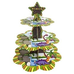 Dinozor Cupcake Standı - Kek Standı - Parti Sürprizi