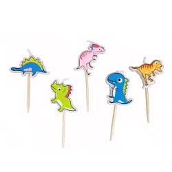 Dinozorlar 5 Li Mum - Parti Sürprizi