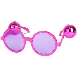 Disko Topu Pembe Renk Parti Gözlüğü - Parti Sürprizi