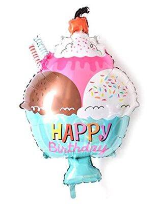 Dondurma Kabı Şekilli Folyo Balon - 1