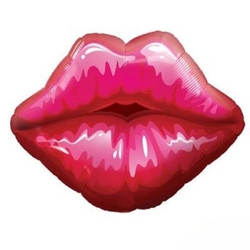 Dudak Görünümlü Folyo Balon - Parti Sürprizi