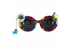 Eğlenceli Disko Topu Ve Müzik Notaları Gözlük - Parti Sürprizi