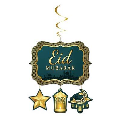 Eid Mubarak Sarkıt Tavan Süs - 1