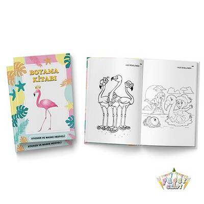 Flamingo Boyama Kitabı 6 Adet - 1