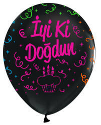 Floresan İyi Ki Doğdun 100 Lü Latex Balon