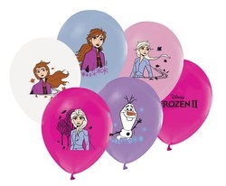Frozen 2 Latex Balon 10 Adet - Parti Sürprizi