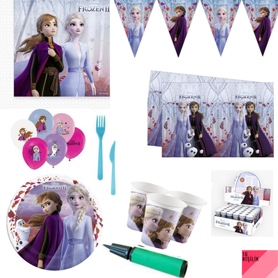 Frozen 2 Teması 16 Kişilik Parti Seti - 1