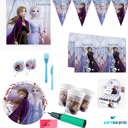 Frozen 2 Teması 8 Kişilik Parti Seti - Parti Sürprizi
